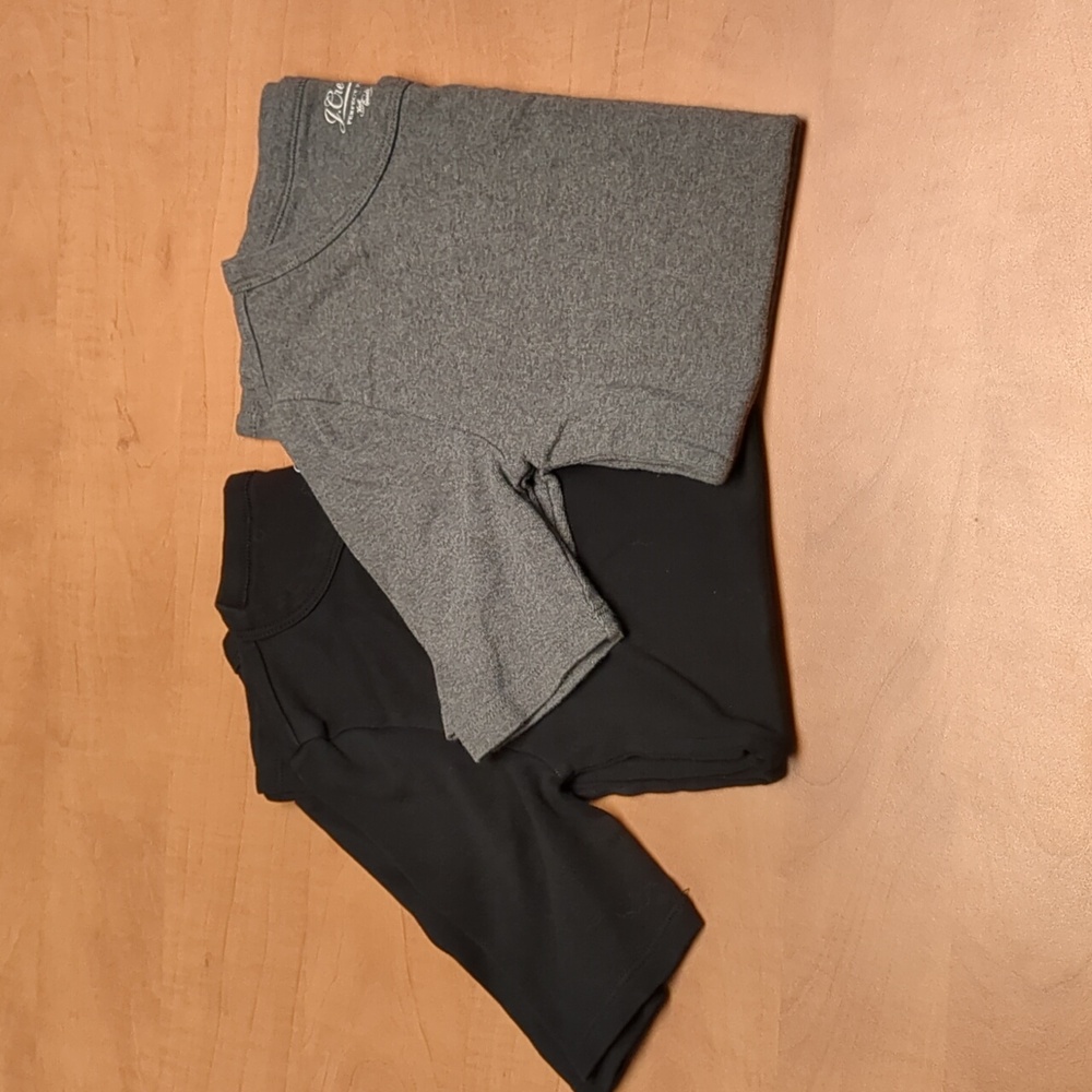 J.Crew Black and Grey Short Sleeve T-shirt Bundle size XXS